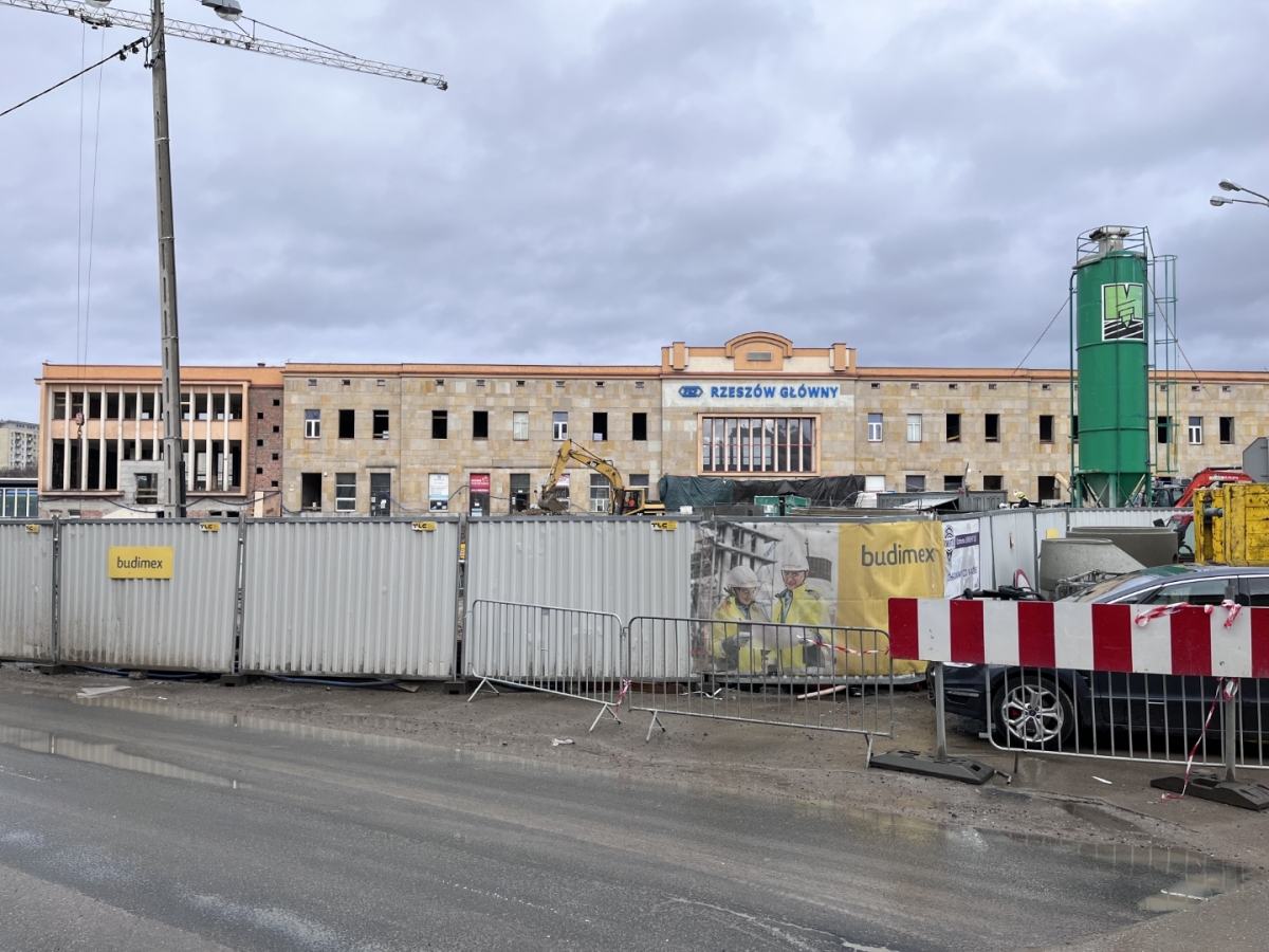 Budowa Rzeszowskiego Centrum Komunikacyjnego [styczeń 2023]